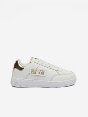 Biele dámske kožené tenisky Versace Jeans Couture Fondo Meyssa