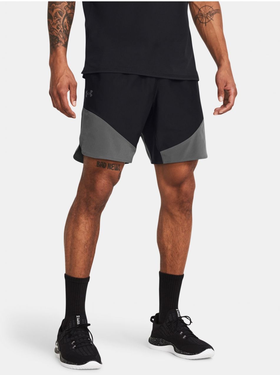 Čierne športové kraťasy Under Armour UA Peak Woven Hybrid Short