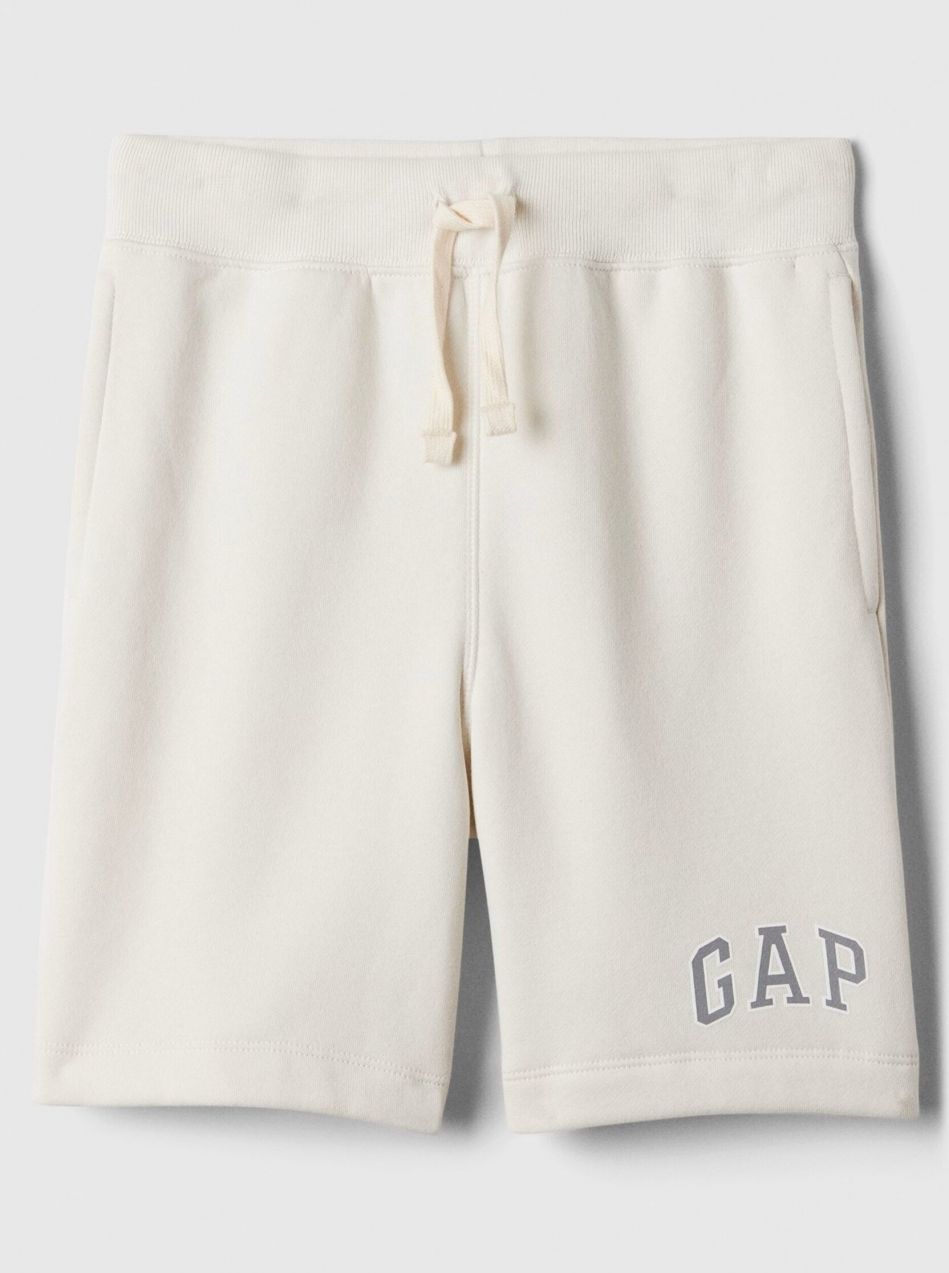 Krémové chlapčenské teplákové kraťasy GAP