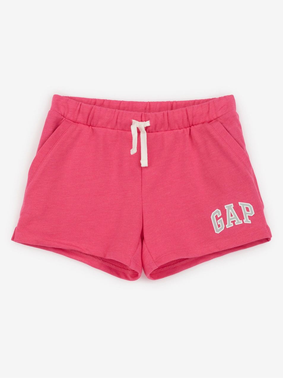 Tmavo ružové dievčenské teplákové kraťasy GAP