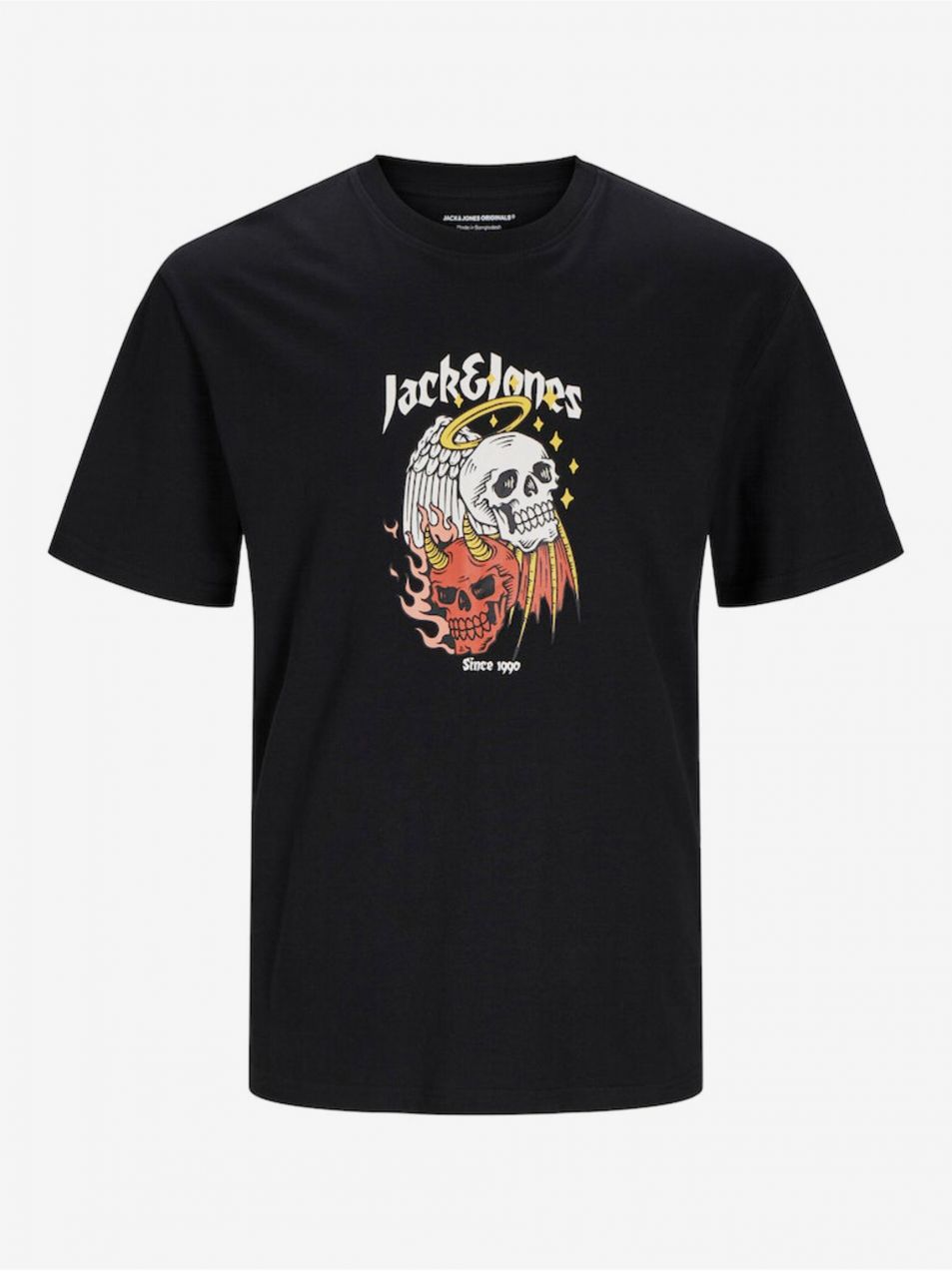 Čierne pánske tričko Jack & Jones Seven