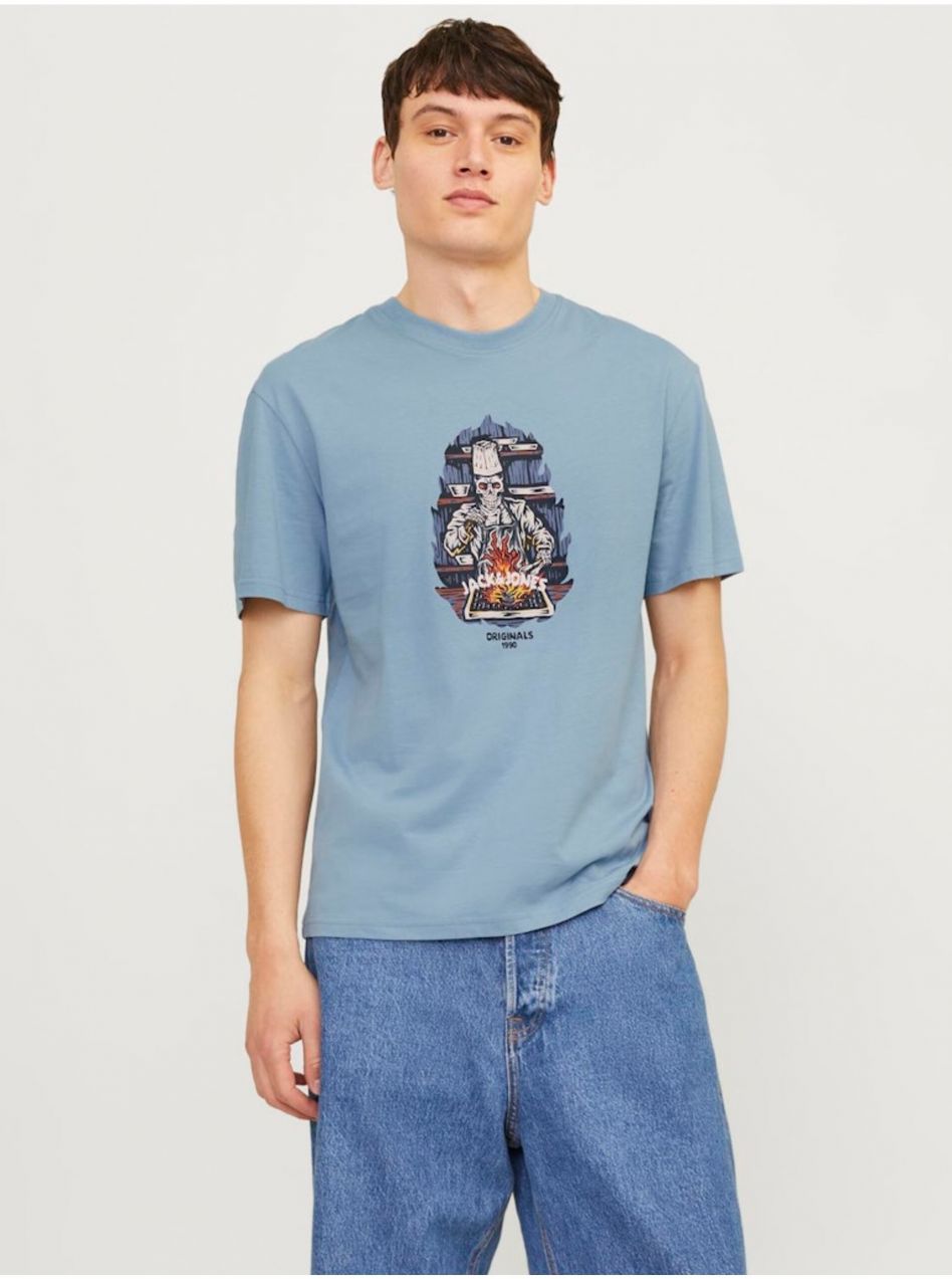 Modré pánske tričko Jack & Jones Seven
