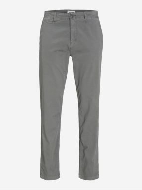 Šedé pánske chino nohavice Jack & Jones Stace