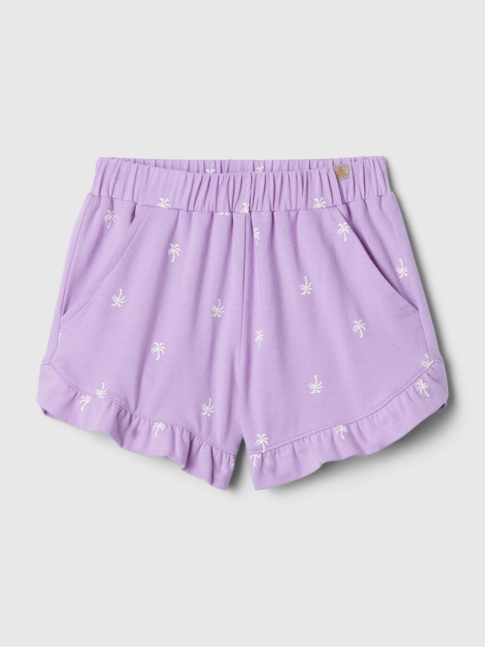 Fialové dievčenské baby kraťasy GAP Brannan