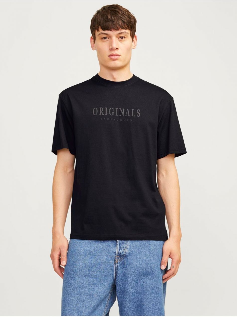 Čierne pánske tričko Jack & Jones Frederiks