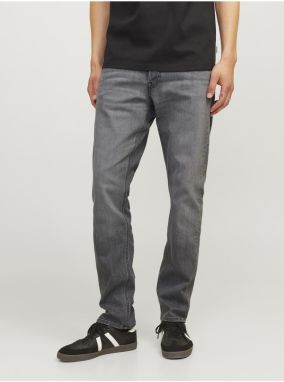 Šedé pánske slim fit džínsy Jack & Jones Glenn