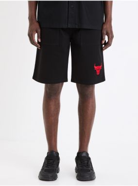 Čierne pánske kraťasy Celio NBA Chicago Bulls