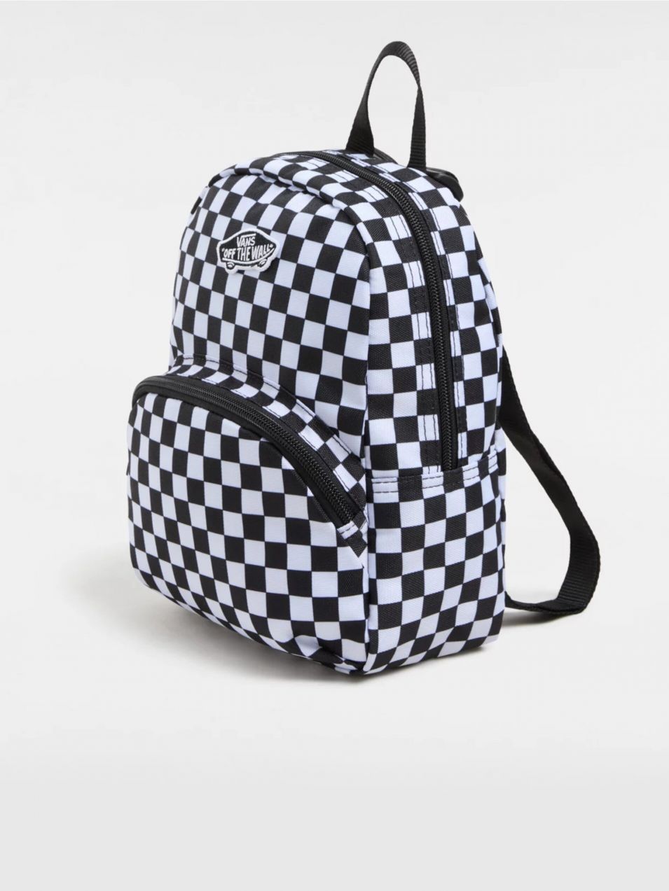 Bielo-čierny kockovaný batoh VANS