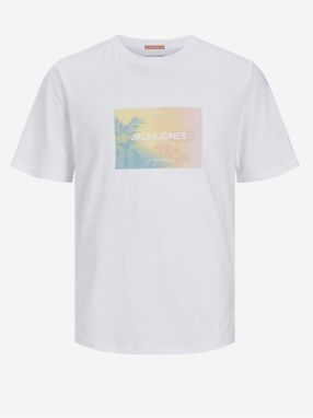 Biele pánske tričko Jack & Jones Aruba