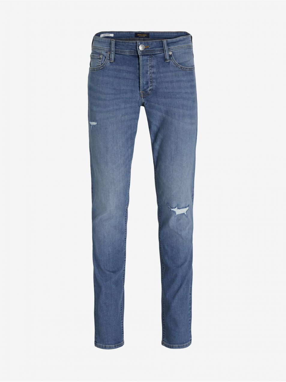 Modré pánske slim fit džínsy Jack & Jones Glenn