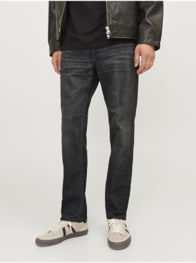 Tmavosivé pánske straight fit džínsy Jack & Jones Clark