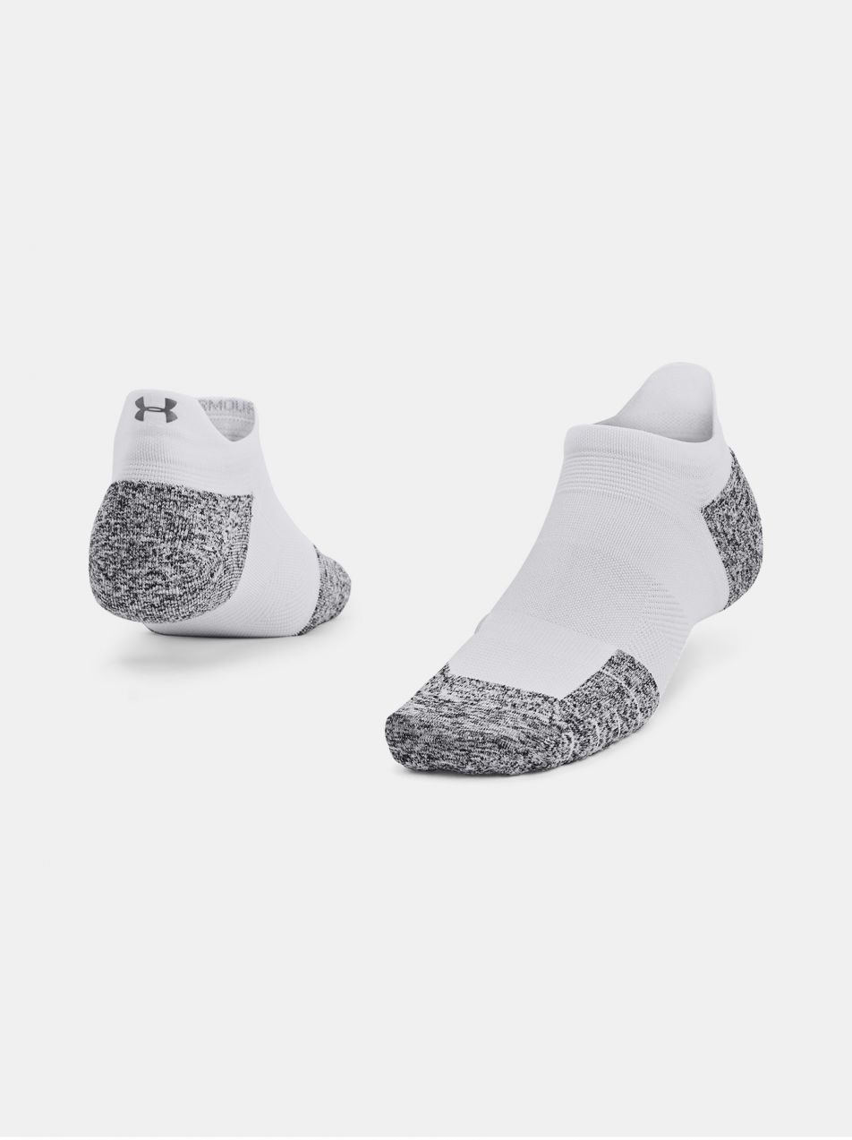 Biele športové ponožky Under Armour UA AD Run Cushion 1pk NS Tab