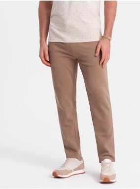 Hnedé pánske tepláky Ombre Clothing