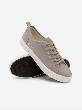 Šedé pánske basic tenisky Ombre Clothing Classic