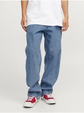 Modré pánske wide fit džínsy Jack & Jones Glenn