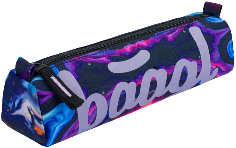 Fialové študentské púzdro Baagl Marble