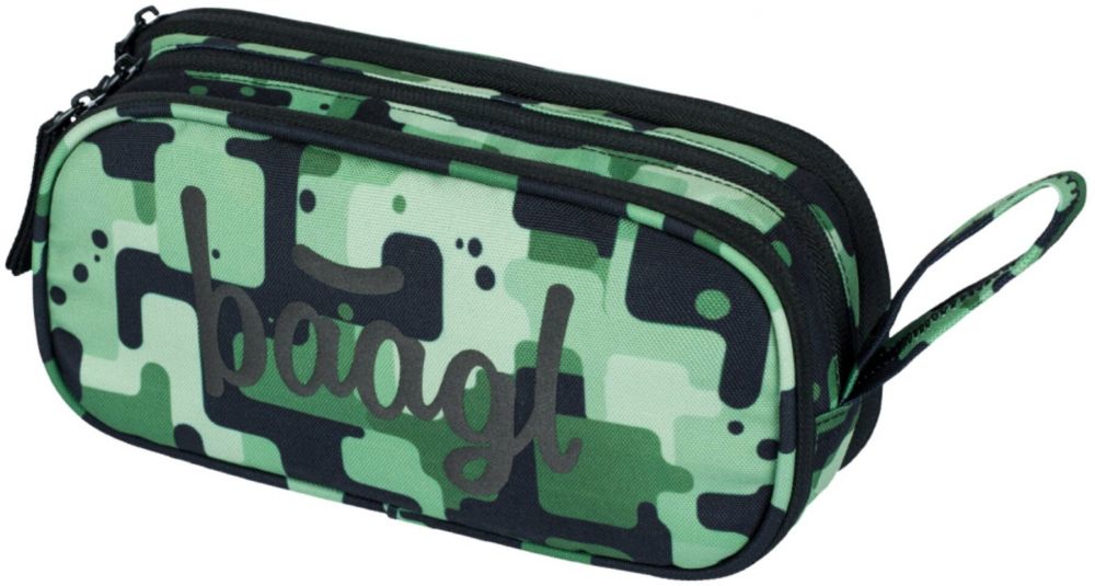 Zelený študentský peračník etue Baagl Green