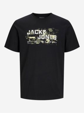 Čierne pánske tričko Jack & Jones Outdoor