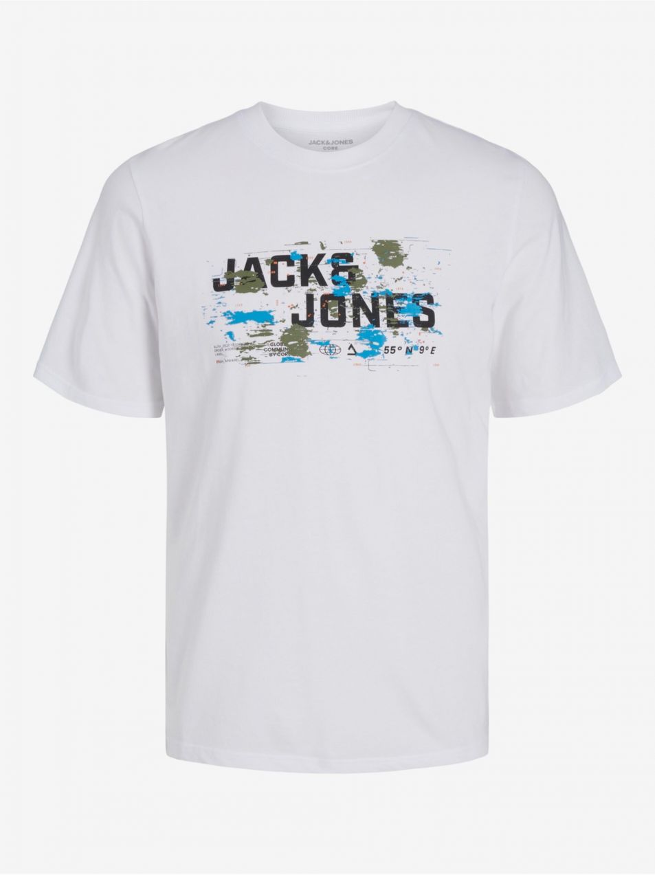Biele pánske tričko Jack & Jones Outdoor
