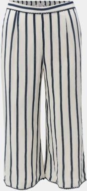 Krémové pruhované culottes Miss Selfridge Petites