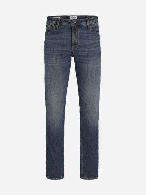 Tmavomodré pánske straight fit džínsy Jack & Jones Clark
