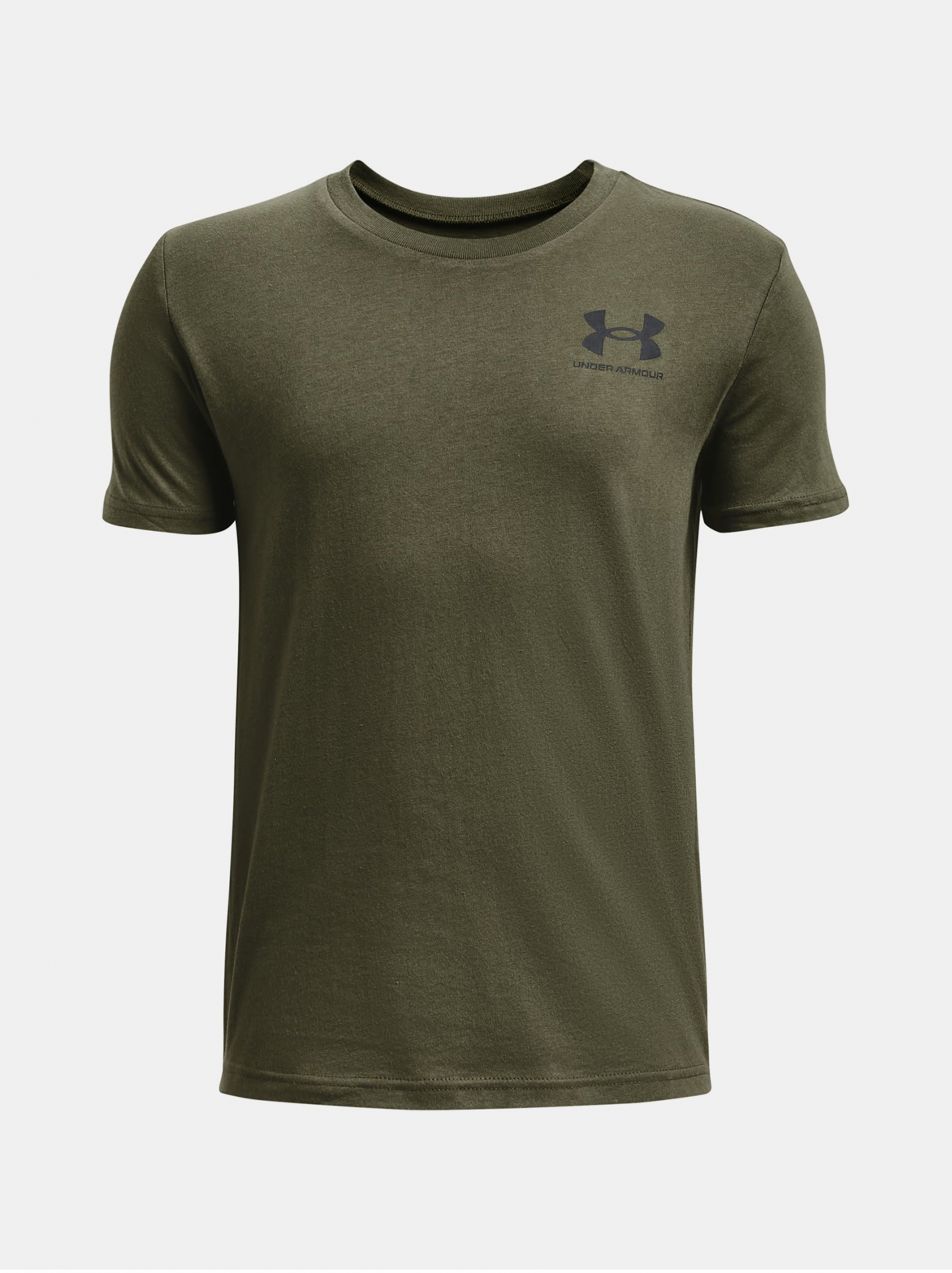 Kaki tričko Under Armour UA B SPORTSTYLE LEFT CHEST SS