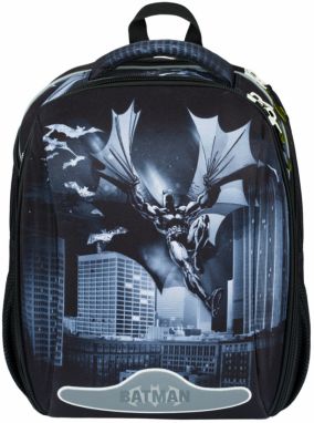 Čierna školská aktovka Baagl Shelly Batman Dark City