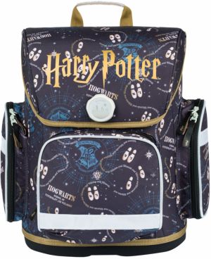Modrá školská aktovka Ergo Baagl Harry Potter Záškodnícky Plán