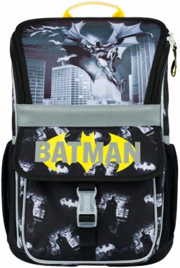 Čierna školská aktovka Zippy Baagl Batman Darky City