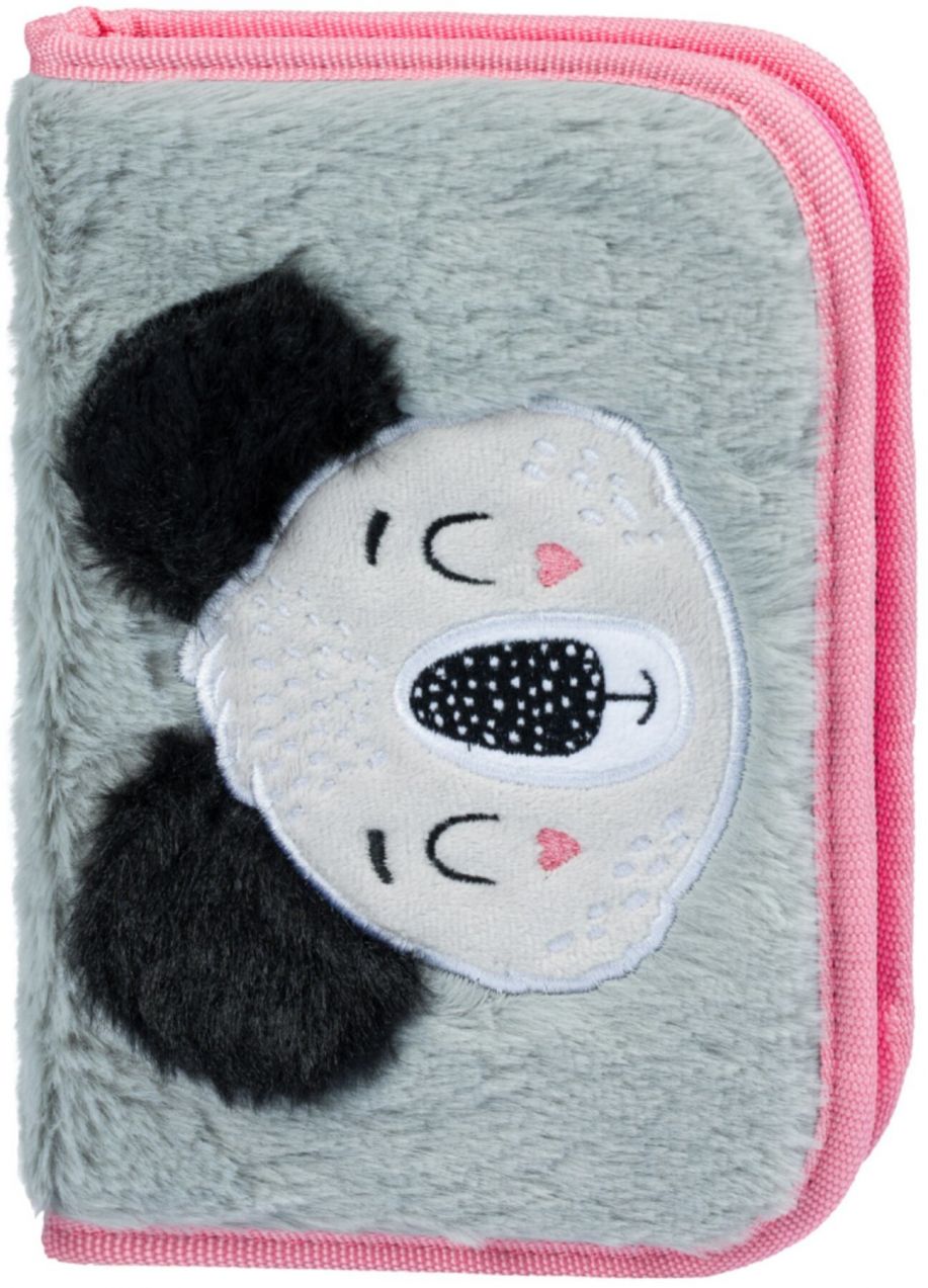 Šedý školský peračník jednoposchodový Baagl Baby Koala