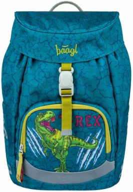 Zelený školský batoh Airy Baagl T-Rex