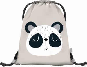 Šedý predškolský vak Baagl Panda