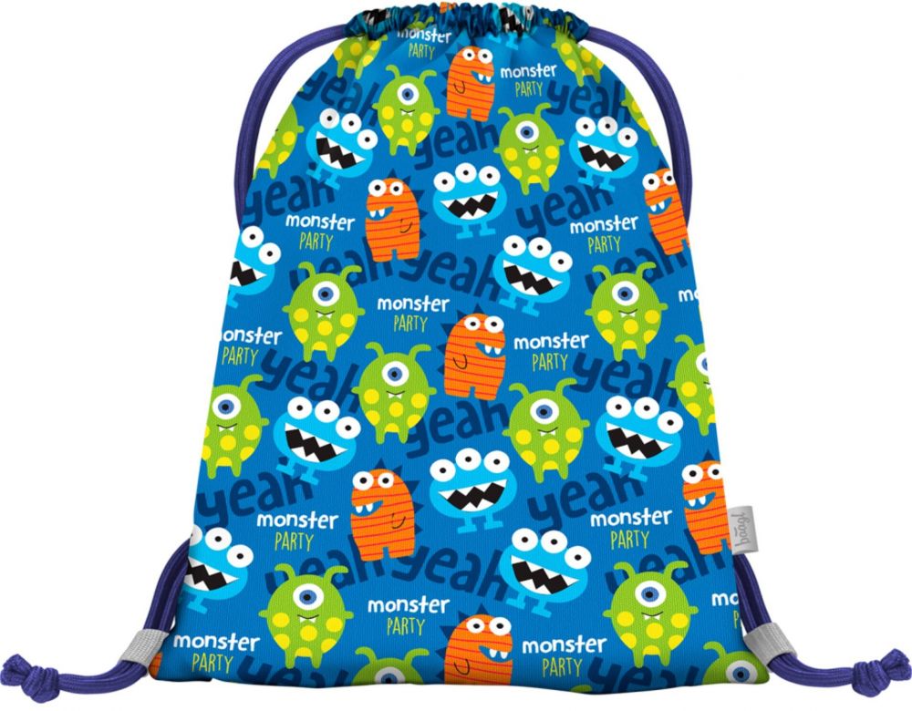 Modrý predškolský vak Baagl Monsters