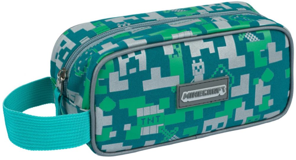 Zelený peračník Baagl Minecraft Silver Creeper