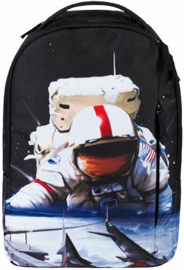 Čierny batoh Baagl eARTh - Cosmonaut by Caer8th