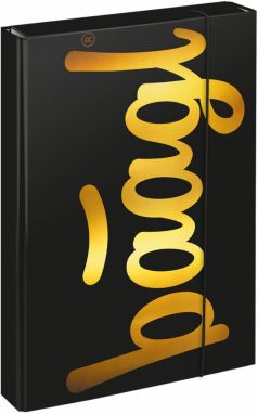 Čierne dosky na školské zošity A4 Baagl Jumbo Gold
