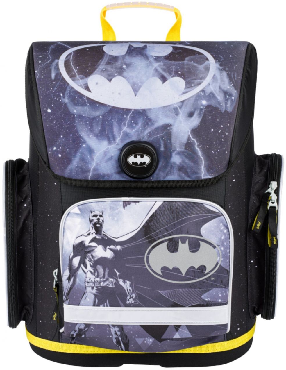 Čierna školská aktovka Ergo Baagl Batman Storm