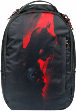 Čierny batoh Baagl eARTh Batman Red