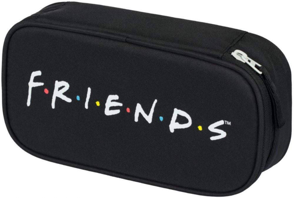 Čierny školský peračník etue Baagl Friends