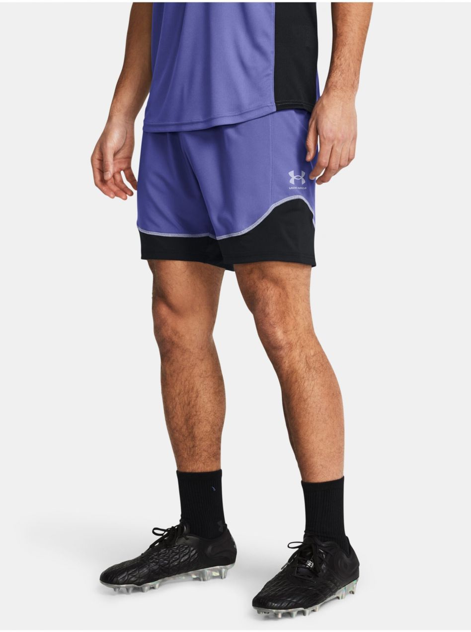 Fialové pánske kraťasy Under Armour UA M's Ch. Pre Train Short