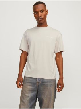 Béžové pánske tričko Jack & Jones Legacy