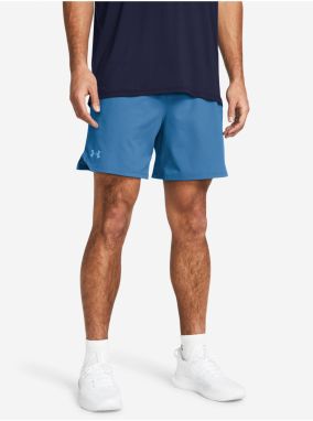 Modré pánske športové kraťasy Under Armour UA Vanish Woven 6in Shorts