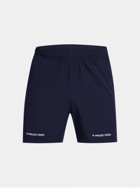 Tmavomodré pánske kraťasy Under Armour Project Rock Ultimate 5