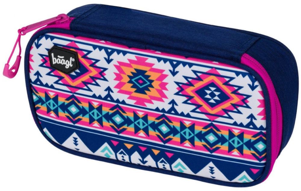 Modrý školský peračník etue boho Baagl