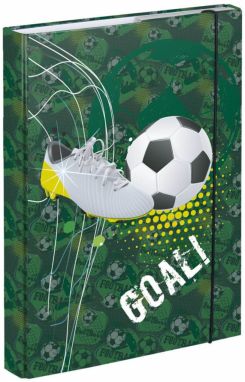 Zelené Dosky na školské zošity A5 Futbal Baagl