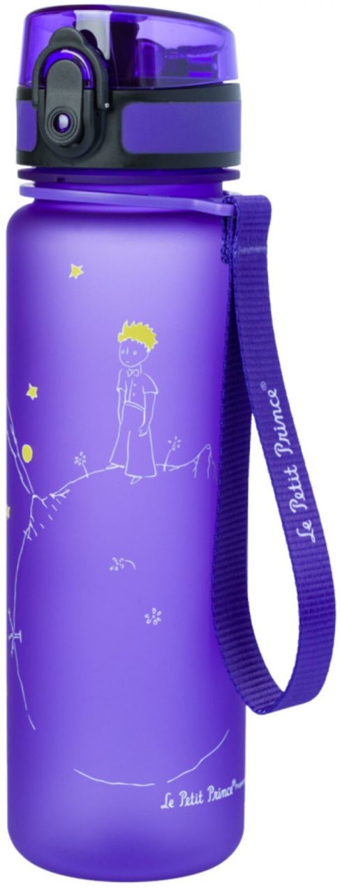 Fialová tritánová fľaša na pitie malý princ, 500 ml Baagl