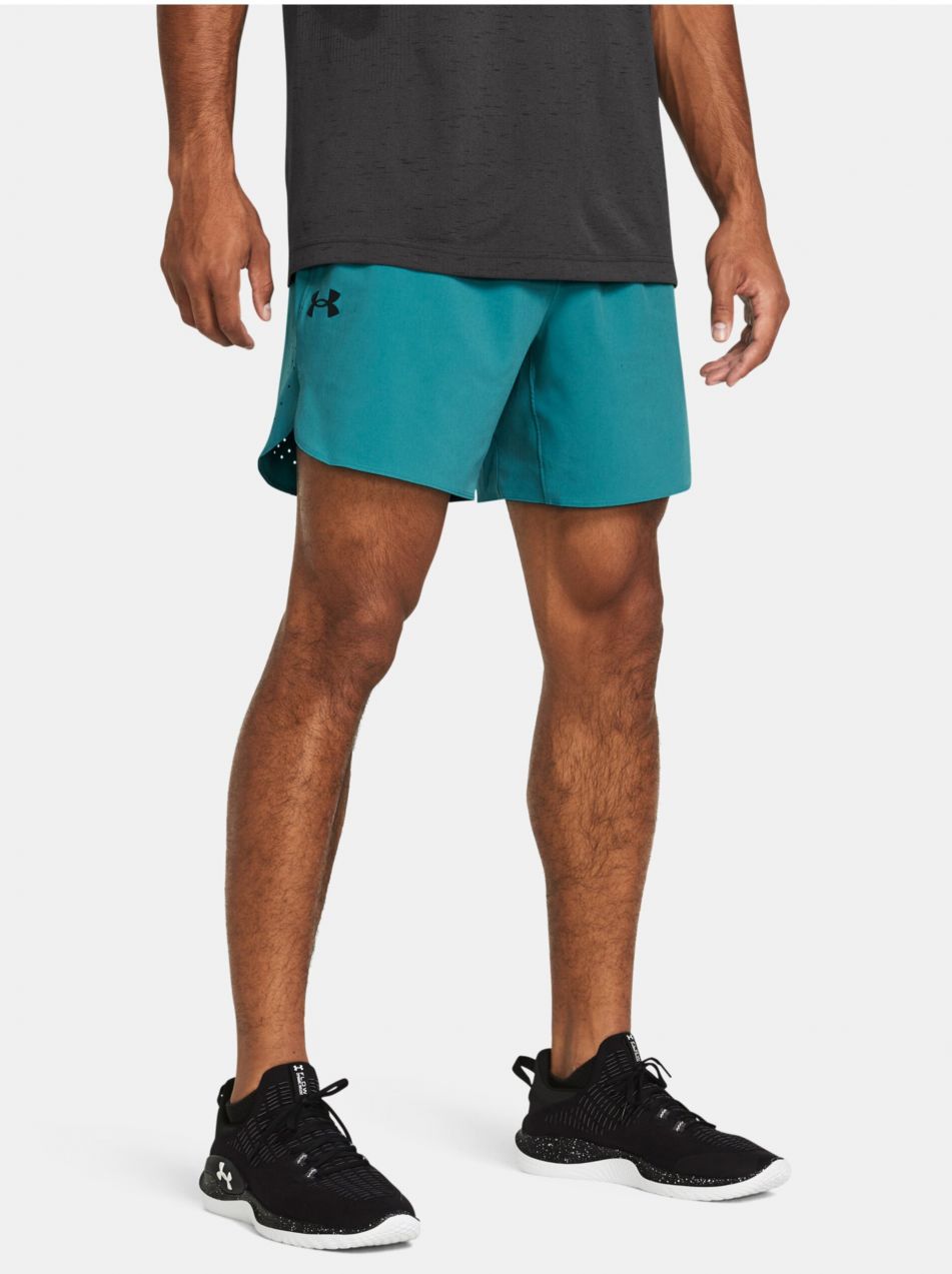 Petrolejové športové kraťasy Under Armour UA Peak Woven Shorts