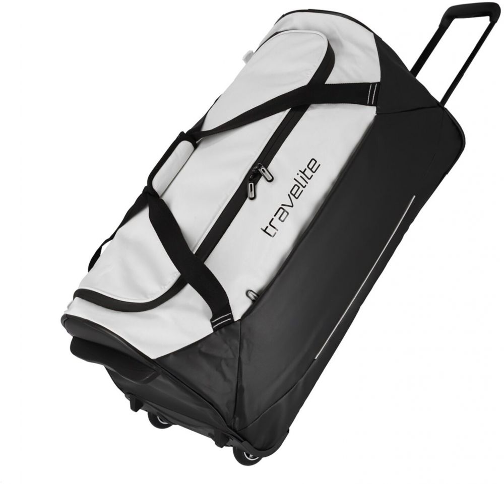 Cestovná taška Travelite Basics Trolley Travel Bag Black/white
