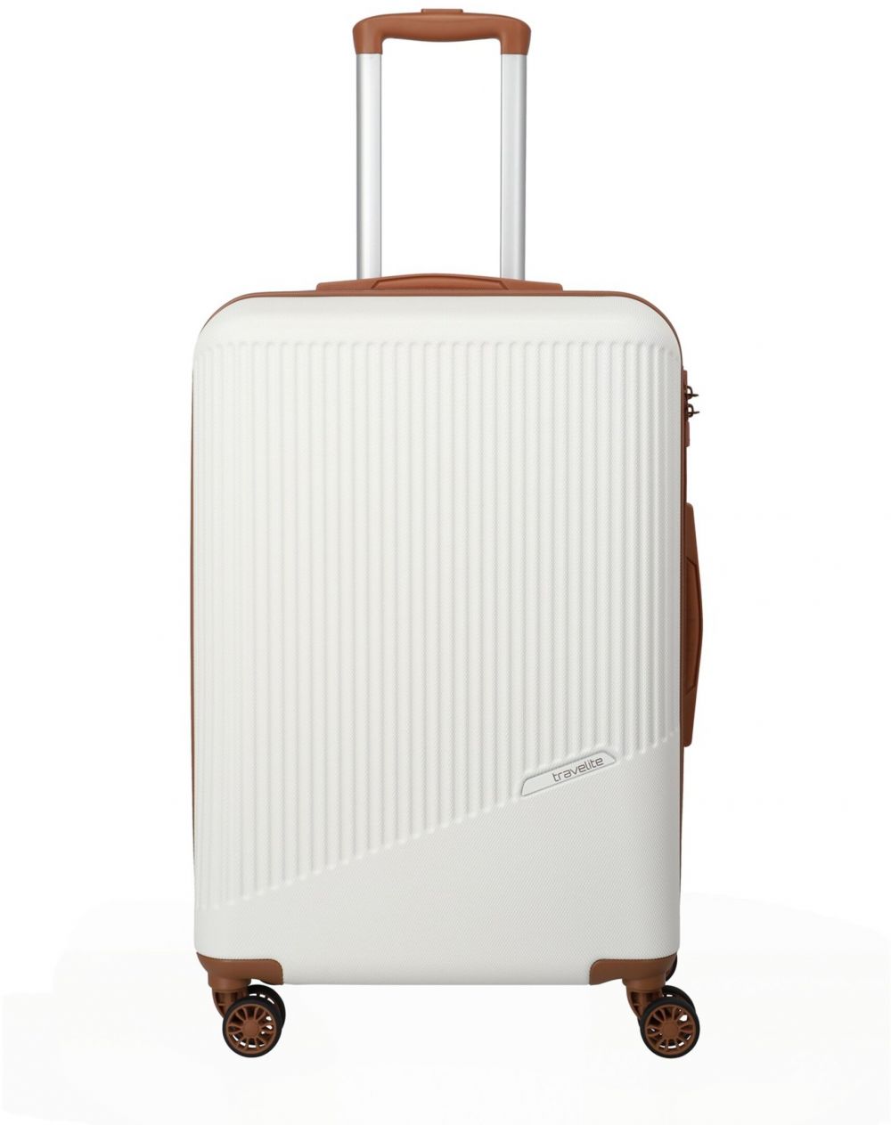 Cestovný kufor Travelite Bali M White/Cognac