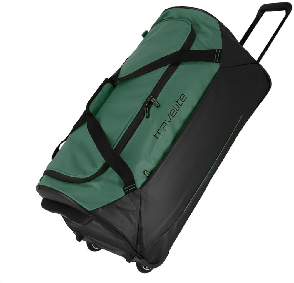 Cestovná taška Travelite Basics Trolley Travel Bag Black/green